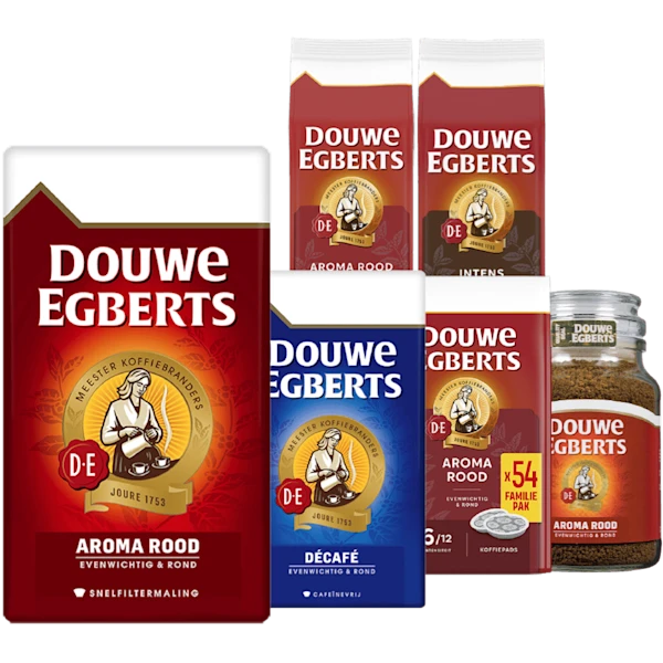 Douwe Egberts Aroma rood en decafé