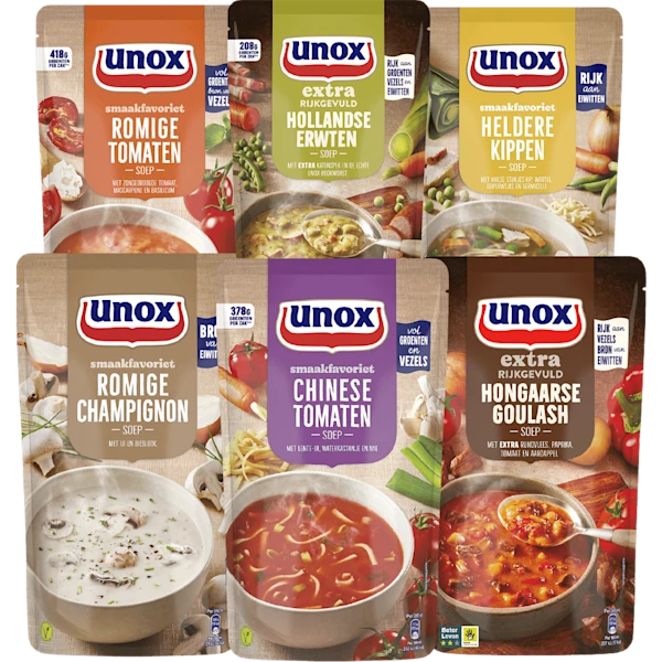 Alle Unox Soep in zak