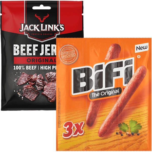 Bifi en Jack Link's