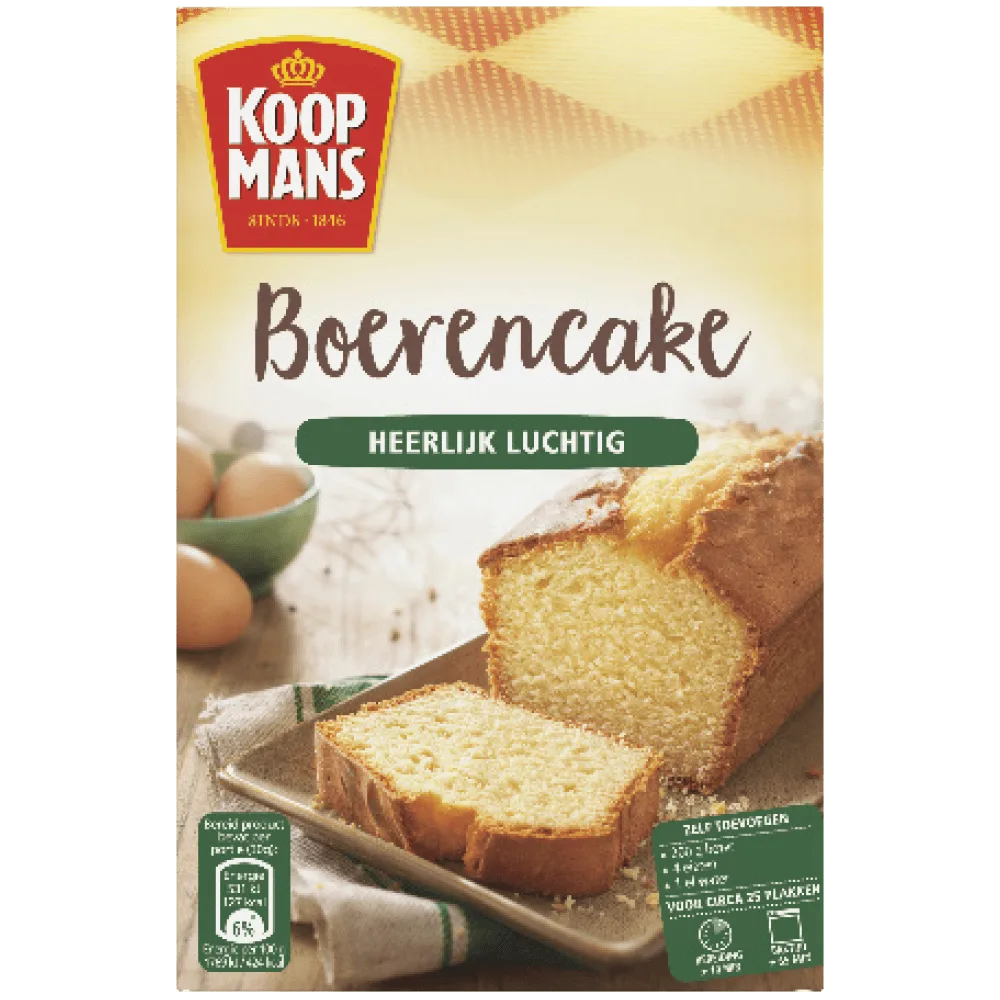 Alle Koopmans Mix voor appeltaart, cake en koek