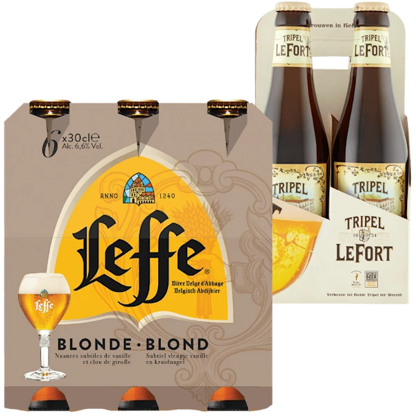 Leffe, Amstel Rosé en LeFort