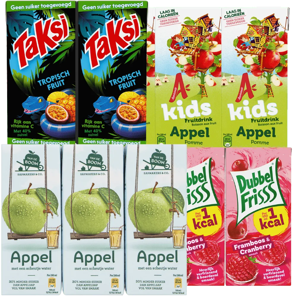 Minipakjes frisdrank