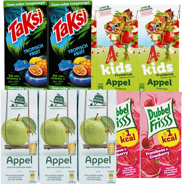 Minipakjes frisdrank