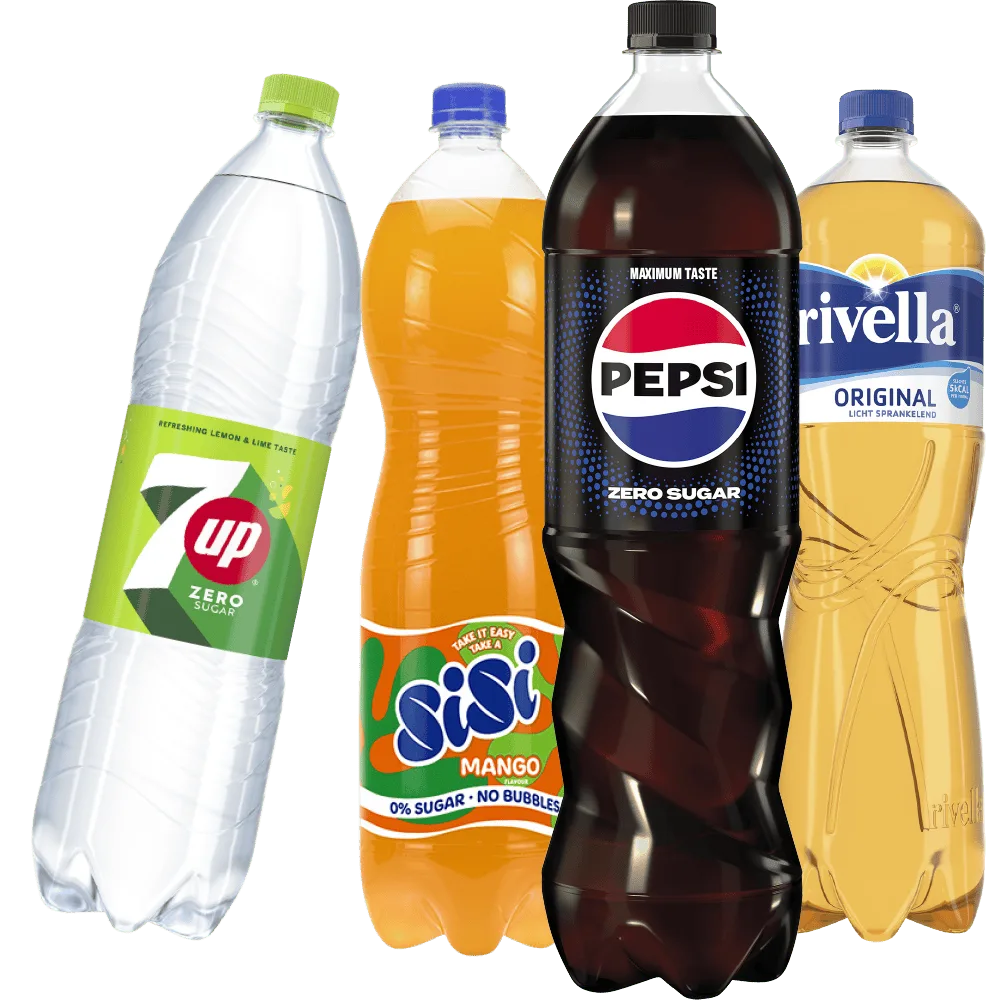 Pepsi, Rivella, Sisi en 7Up