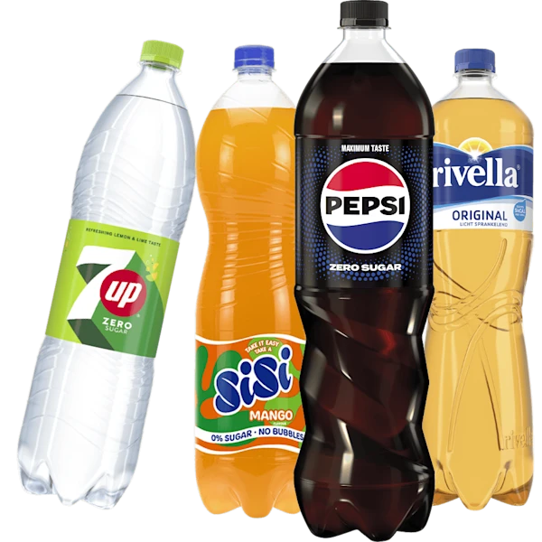 Pepsi, Rivella, Sisi en 7Up
