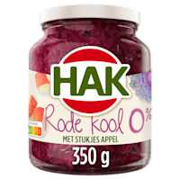 Hak Rode kool met appel 0%