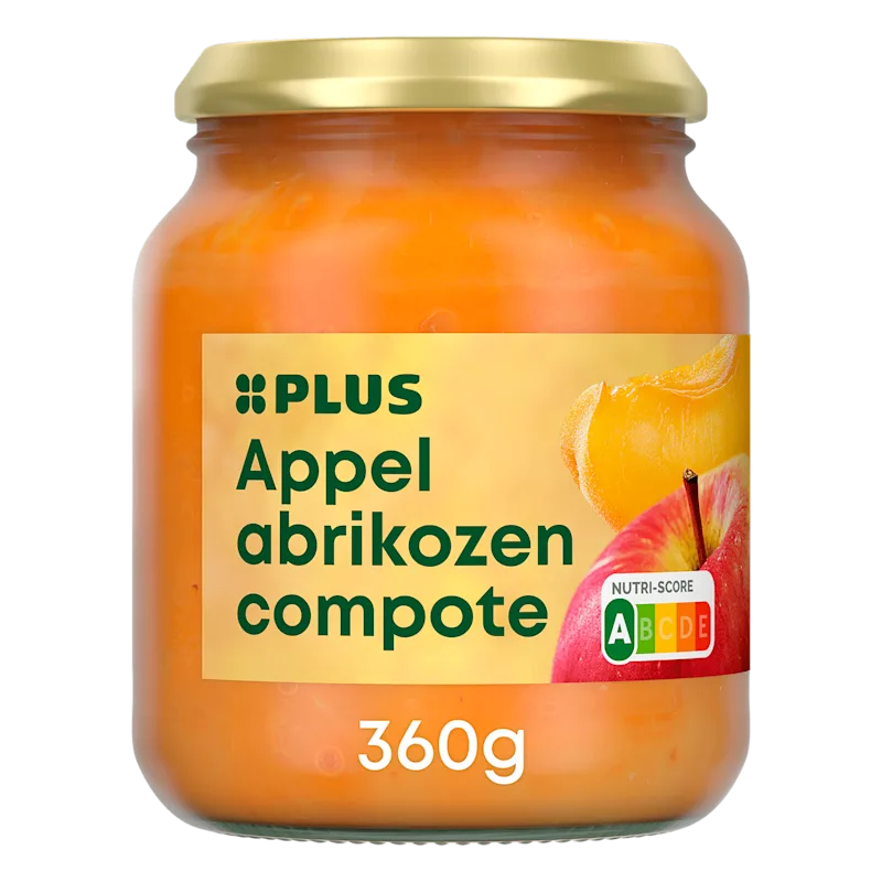 PLUS Appel abrikozen compote