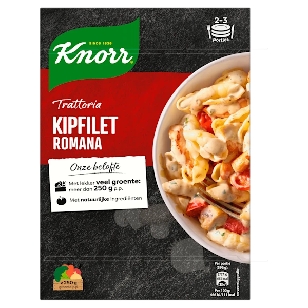 Knorr Trattoria kipfilet romana