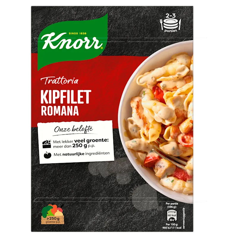 Knorr Trattoria kipfilet romana