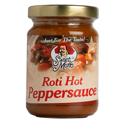 Roti hot peppersauce