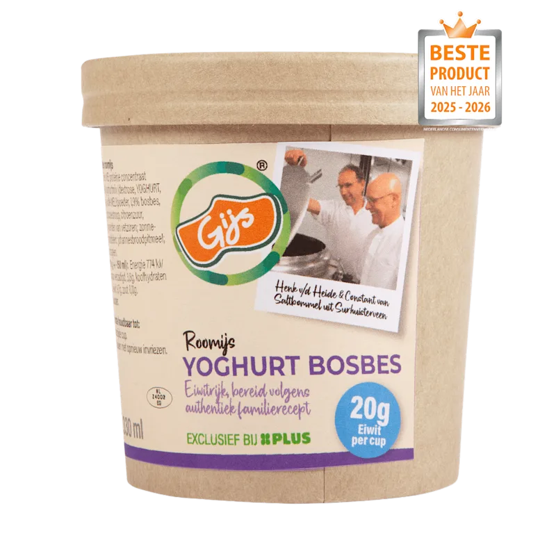 GIJS Eiwitrijk IJS Yoghurt Bosbes