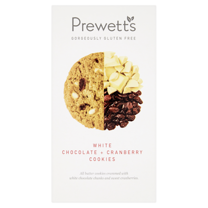 Prewetts Choco Wit Cranberry cookie