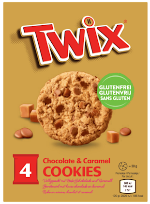 Twix glutenvrije cookies