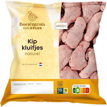 Kipkluifjes naturel - PLUS
