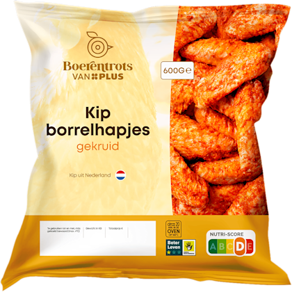 Kipborrelhapjes gekruid - PLUS
