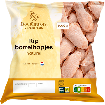 Kipborrelhapjes naturel - PLUS