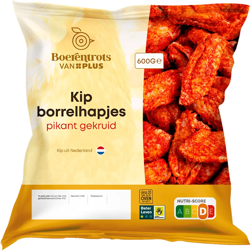 PLUS Boerentrots Kipborrelhapjes pikant
