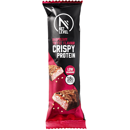 Crispy Protein Raspberry Toffee