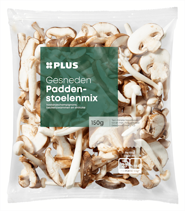 Gesneden paddenstoelmix