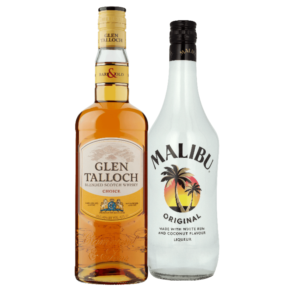 Glen Talloch Whisky en Malibu White rum
