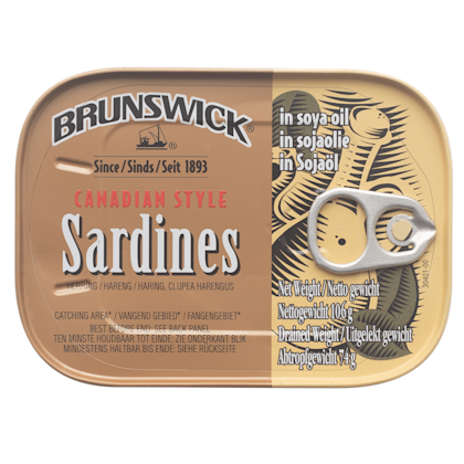 Sardines naturel/soja