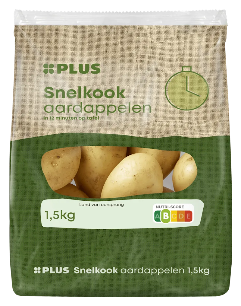 PLUS Snelkookaardappelen