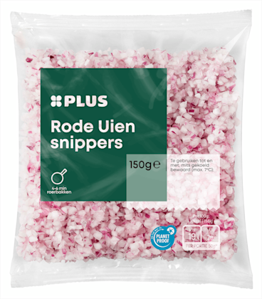 Rode uien snippers