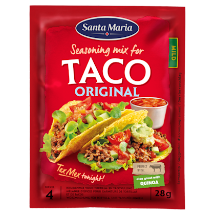 Santa Maria Taco kruidenmix zakje 28 gram