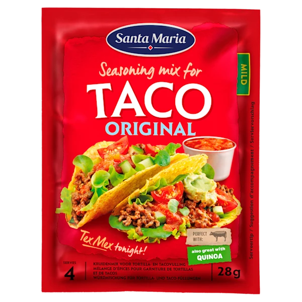Santa maria Taco kruidenmix zakje 28 gram