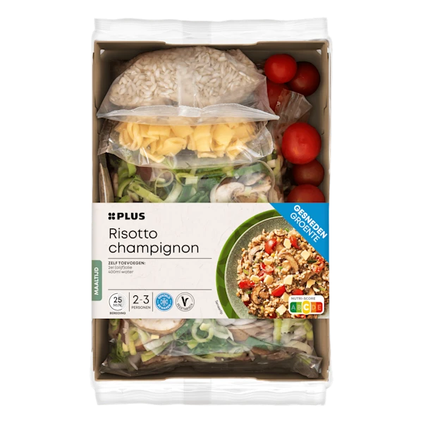 PLUS Gesneden verspakket risotto champignon
