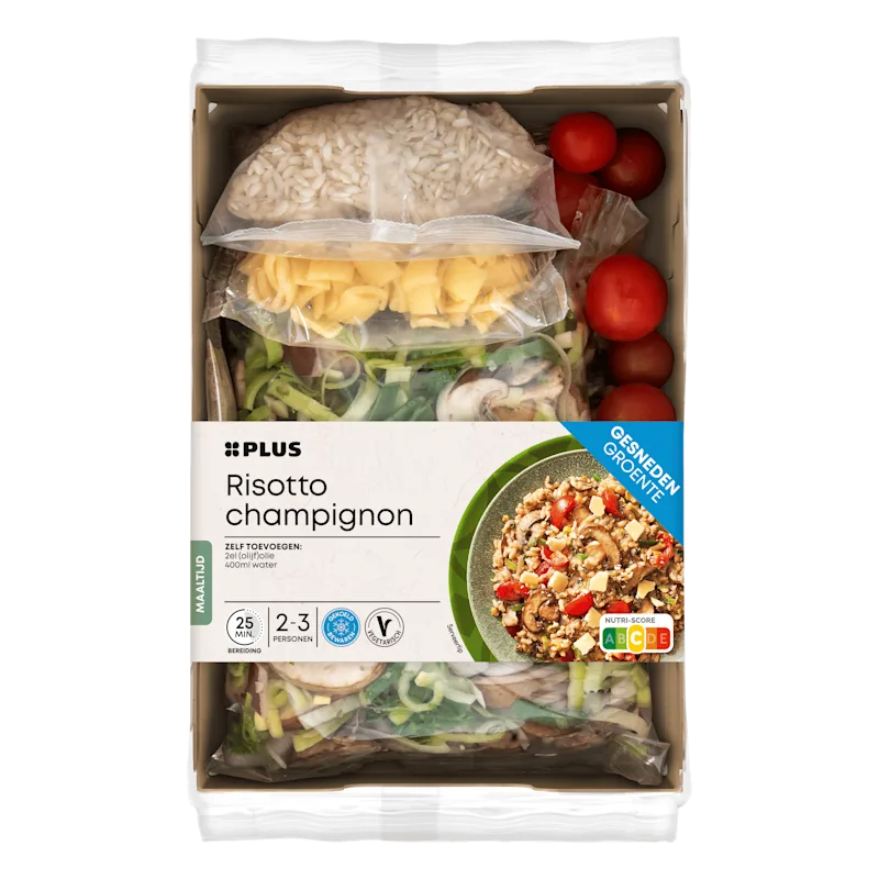 PLUS Gesneden verspakket risotto champignon