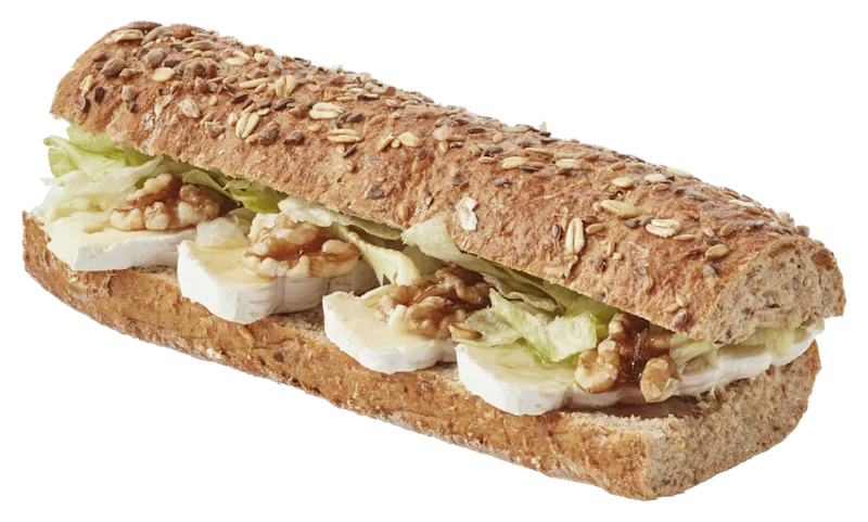 Uit de keuken van Meergranen baguette brie