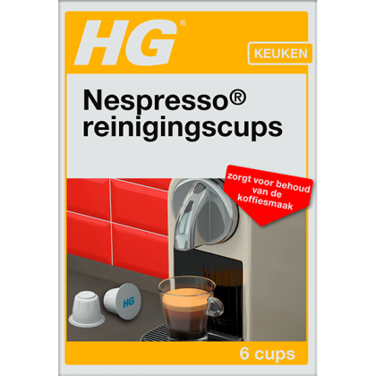 Hg Nespresso reinigingscups