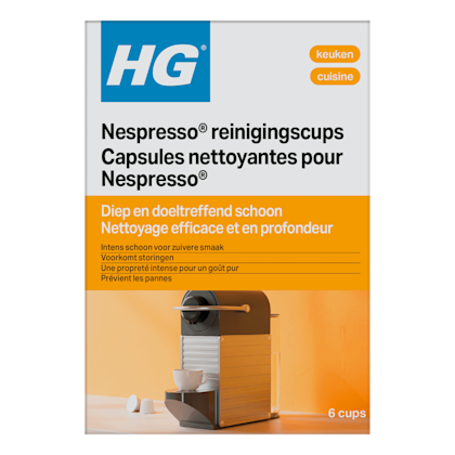 HG Nespresso reinigingscups