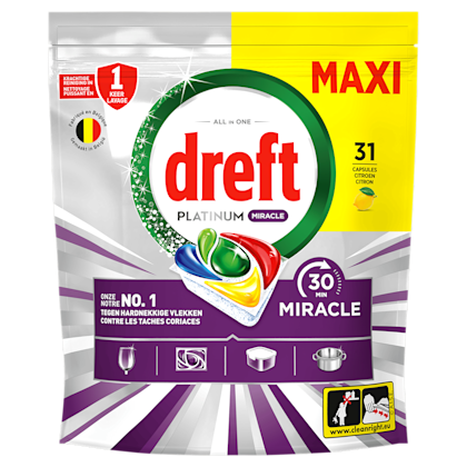 Miracle vaatwascapsules lemon