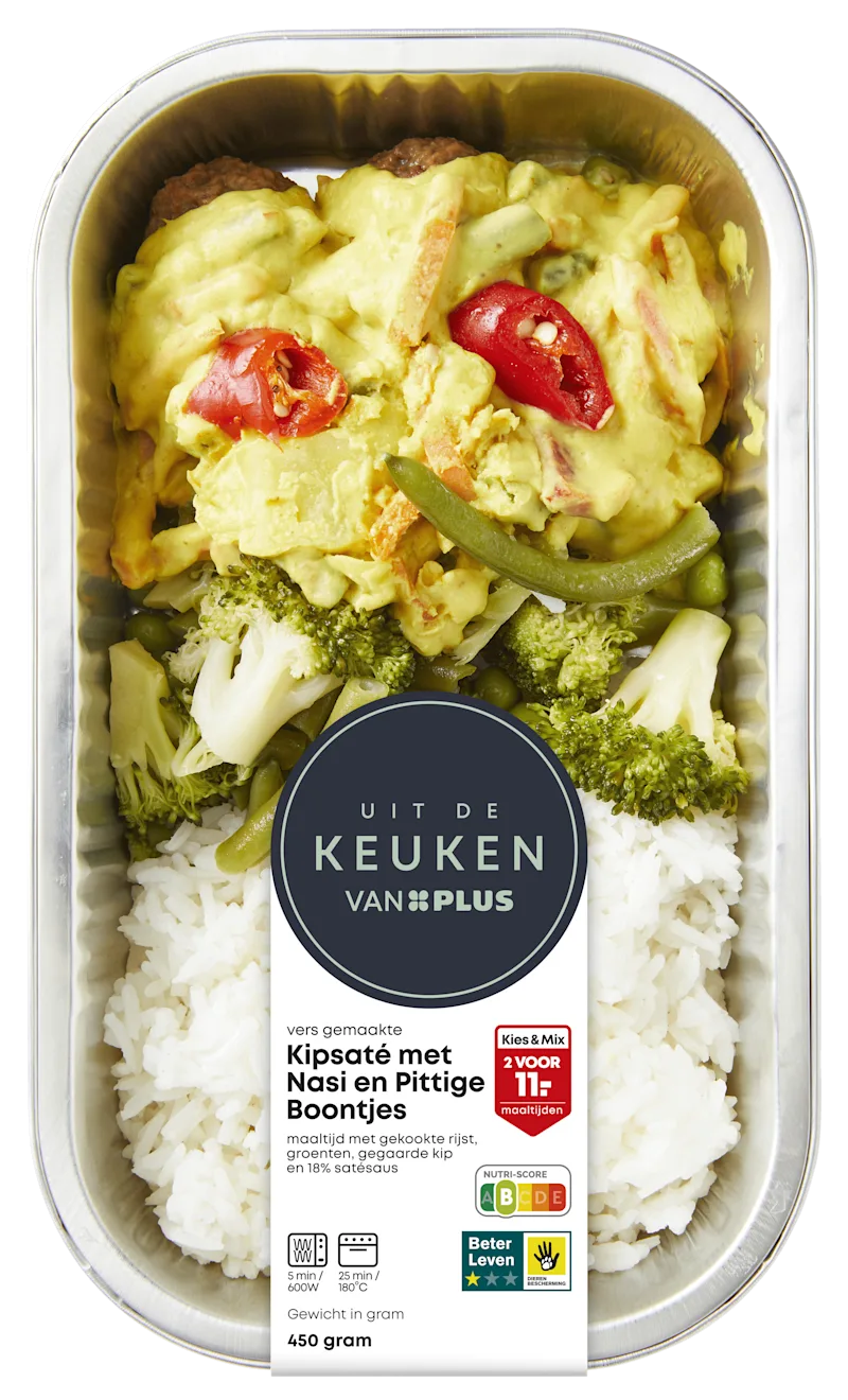 Uit de keuken van PLUS Gele curry vegan balletjes