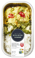 Uit de keuken van PLUS Gele curry vegan balletjes
