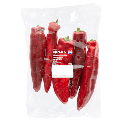 Puntpaprika rood - PLUS