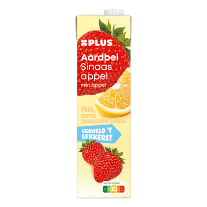 Gekoeld sap sinaasappel-aardbei - PLUS
