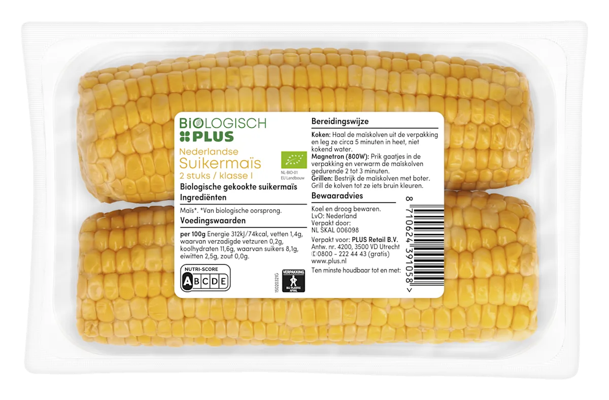 Biologisch PLUS Suikermais