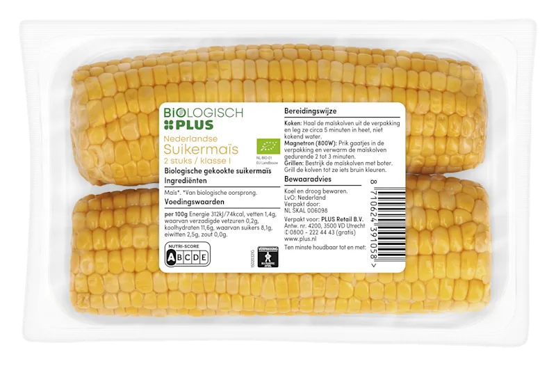 Biologisch PLUS Suikermais