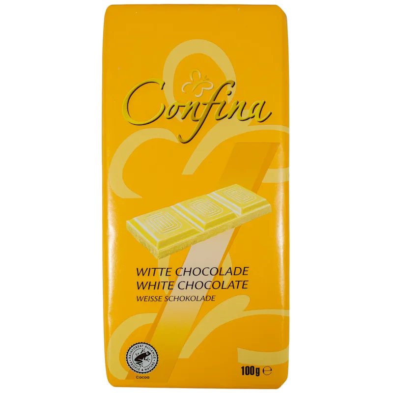 Confina Wit chocolade tablet