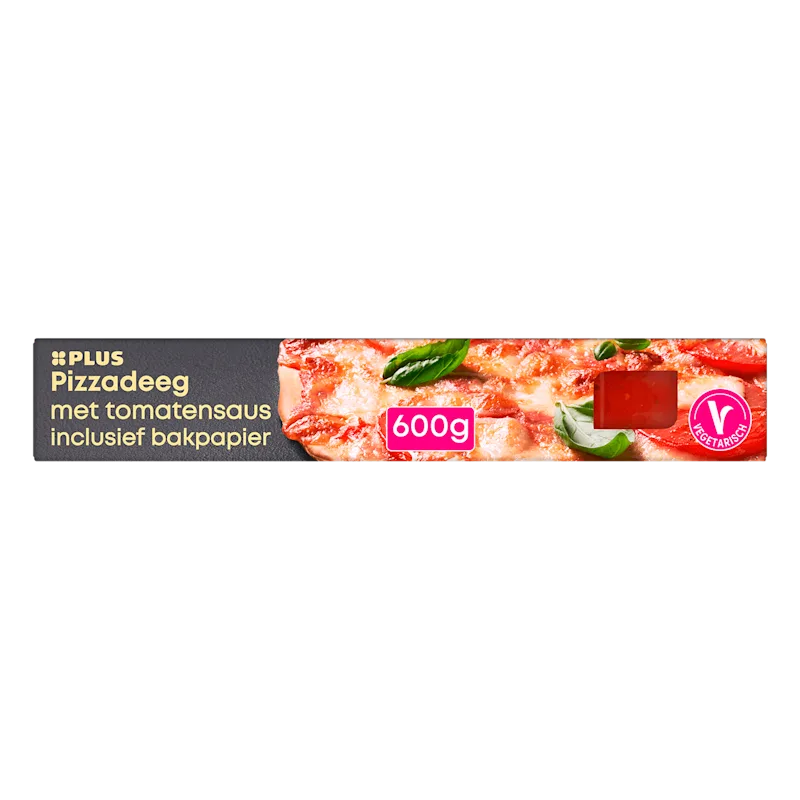 PLUS Pizzadeeg met saus