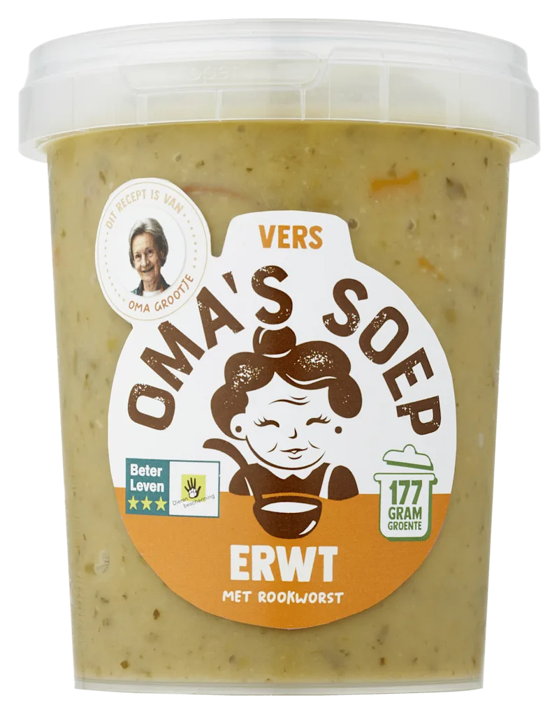 Oma's Soep Erwtensoep met rookworst