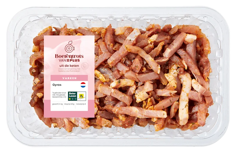 PLUS Boerentrots Gyrosreepjes 500gr