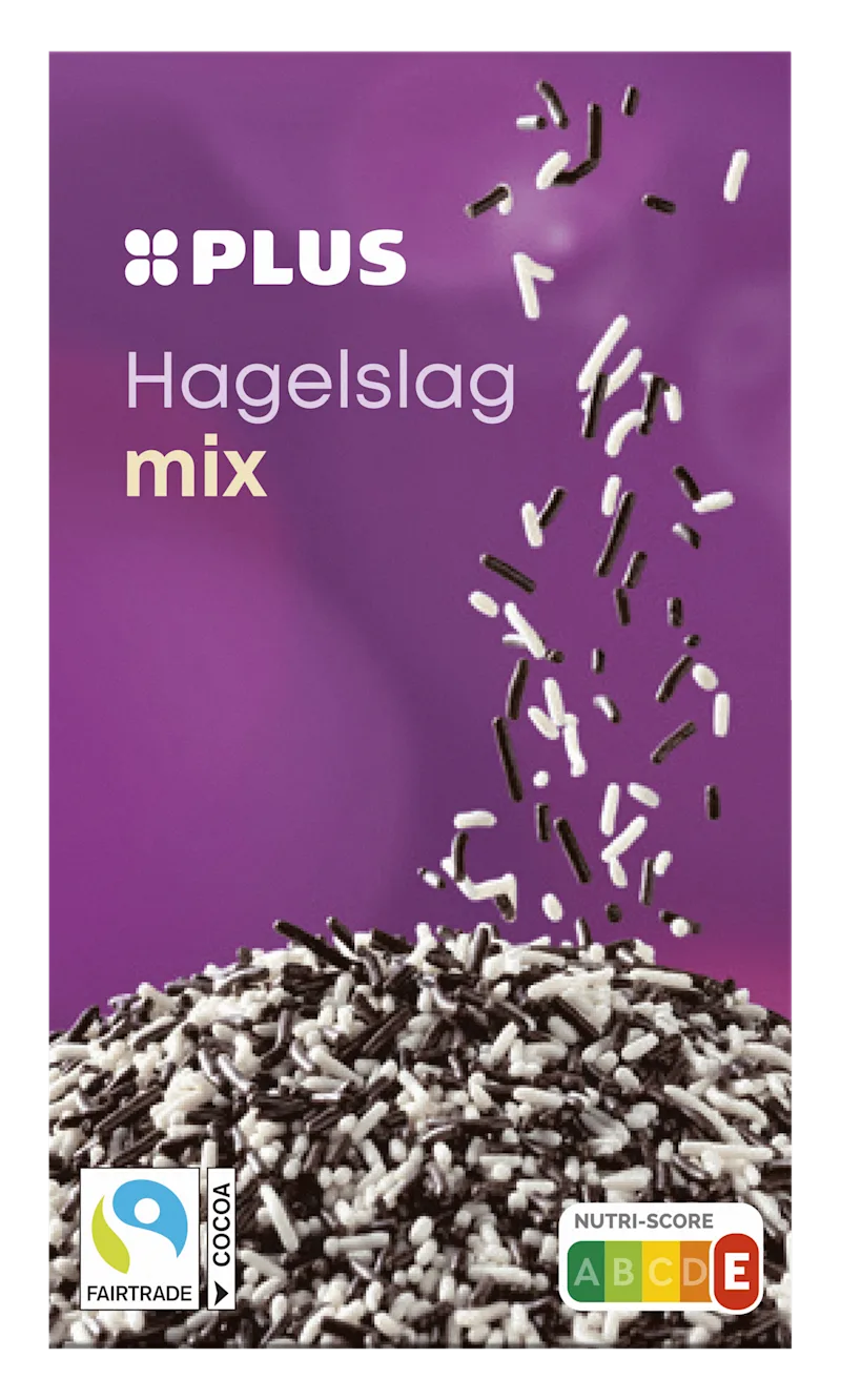 PLUS Chocoladehagelslag mix Fairtrade