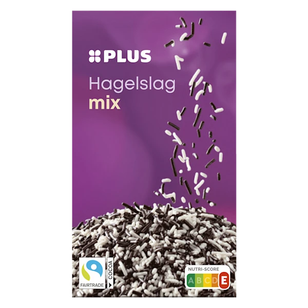 PLUS Chocoladehagelslag mix Fairtrade