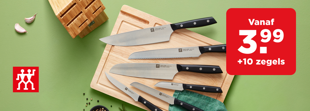 Zwilling messen, vanaf 3.99 + 10 zegels