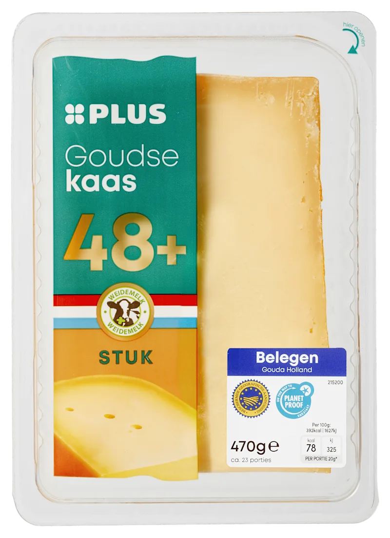 PLUS Goudse belegen 48+ stuk