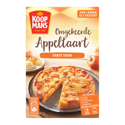 Omgekeerde appeltaart bakmix